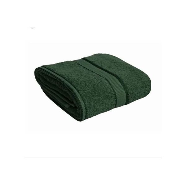 Large Cotton Bath Towel -Green