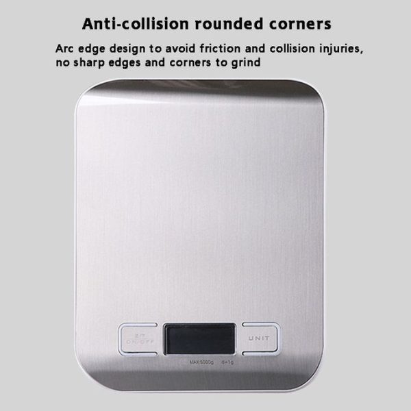 Stainless Steel Kitchen Scale For Versatile Weighing Needs - Image 5