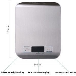 Stainless Steel Kitchen Scale For Versatile Weighing Needs - Image 2