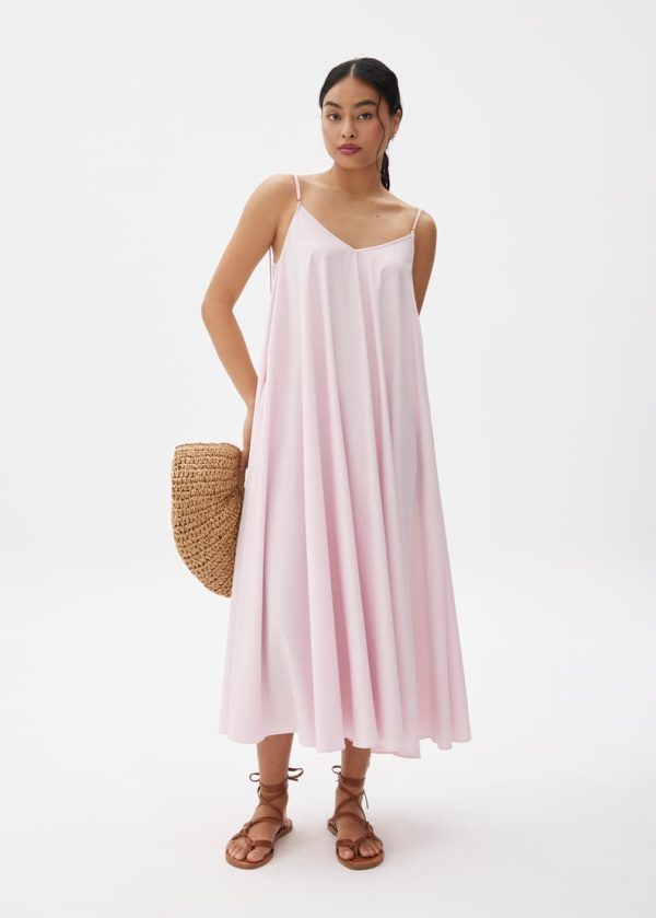 Trapeze Camisole Midaxi Dress