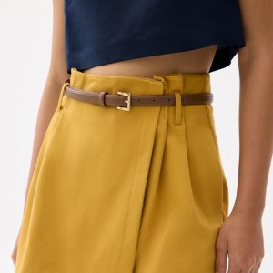 Belted A-line Skort - Image 3