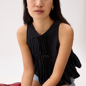 Round Neck Babydoll Tank Top - Image 3