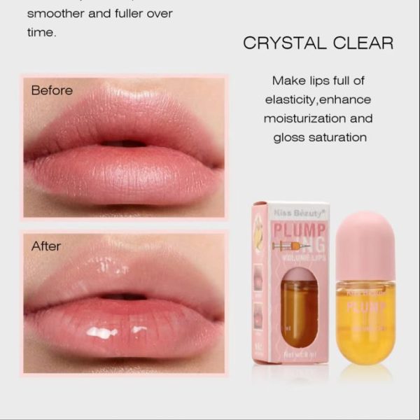 Long Lasting Lip Plumper Oil Instant Volumising Enhancer Lip Serum Collagen Volume Lipgloss - Image 3