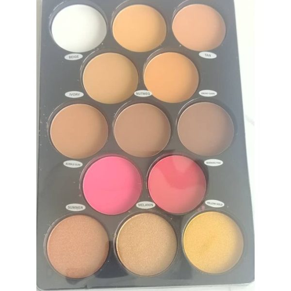 Daisy UP 13 In 1 Professional Blush & Powder Bronzer Pallette - Image 2