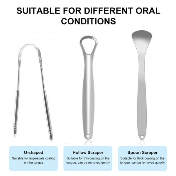 Tongue Cleaner Tongue Scraper Set (big Iron Box) - Image 5