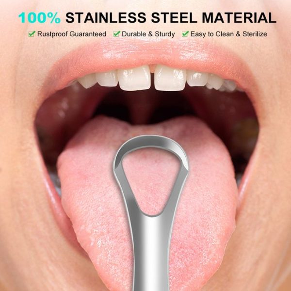 Tongue Cleaner Tongue Scraper Set (big Iron Box) - Image 4