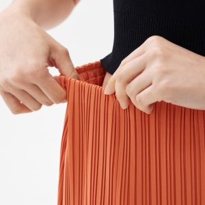 Pleated Column Midi Skirt - Image 4