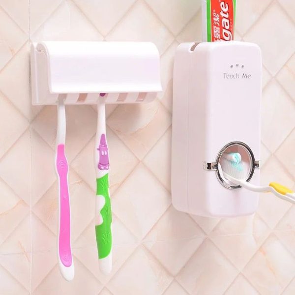 Toothbrush Holder And Automatic Toothpaste Dispenser - Image 4