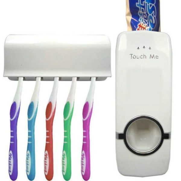 Toothbrush Holder And Automatic Toothpaste Dispenser - Image 2