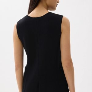 Tailored Long Knit Vest - Image 2