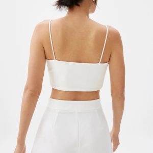 Padded Crop Camisole Top - Image 2