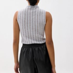 Leather High Waist A-line Shorts - Image 3