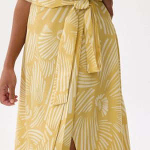 High Waist A-line Wrap Skirt - Image 4