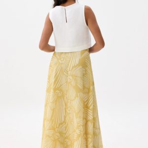 High Waist A-line Wrap Skirt - Image 2